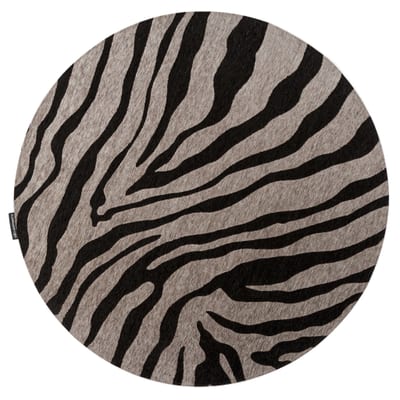 Fred van Leer Rond vloerkleed Serengeti Zebra - Floorpassion X Fred 