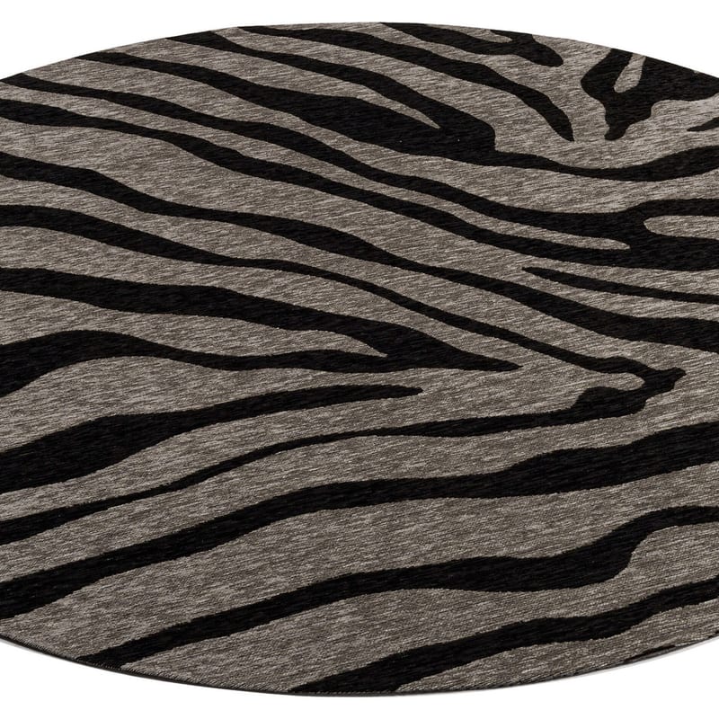 Rond vloerkleed Serengeti Zebra - Floorpassion X Fred