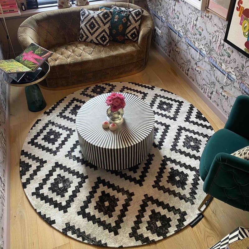 Touch of Maroc - Rond Vloerkleed in tijdloos design by Fred van Leer