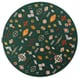 Rond vloerkleed - Bolivian Etis Smaragd Green 55