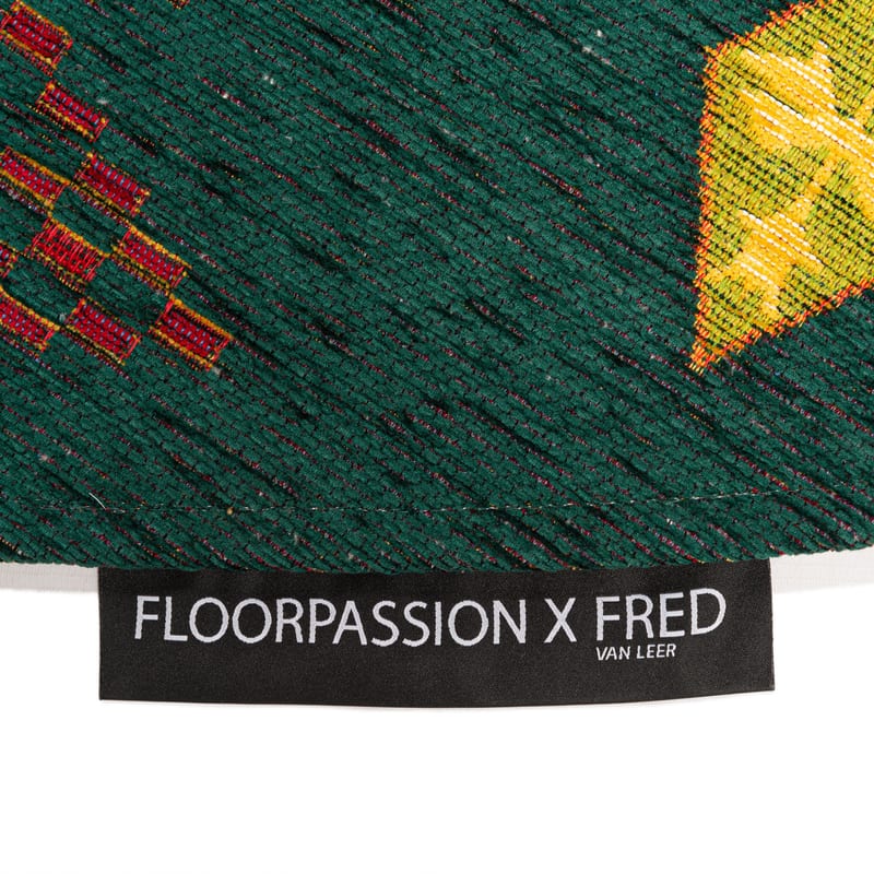 Rond vloerkleed Bolivian Etis Smaragd Green 55 - Floorpassion X Fred