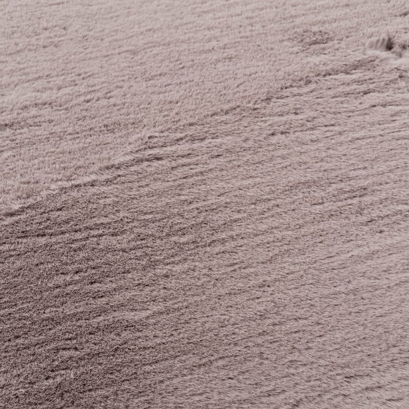 Hampton Mauve Grey 13 - Rond hoogpolig vloerkleed 