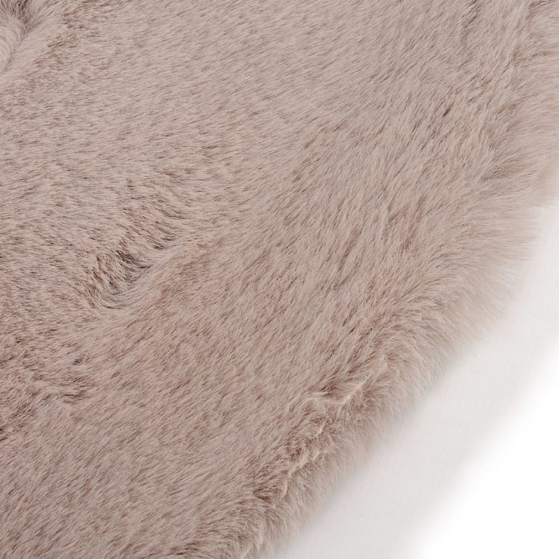 Hampton Mauve Grey 13 - Rond hoogpolig vloerkleed 