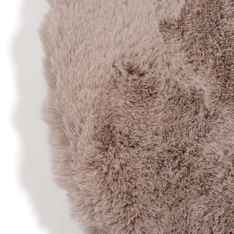 Hampton Mauve Grey 13 - Rond hoogpolig vloerkleed 