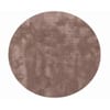 Floorpassion Sandro 15 - Rond velvet vloerkleed in bruin/grijs Floorpassion Sandro 15 - Rond velvet vloerkleed in bruin/grijs