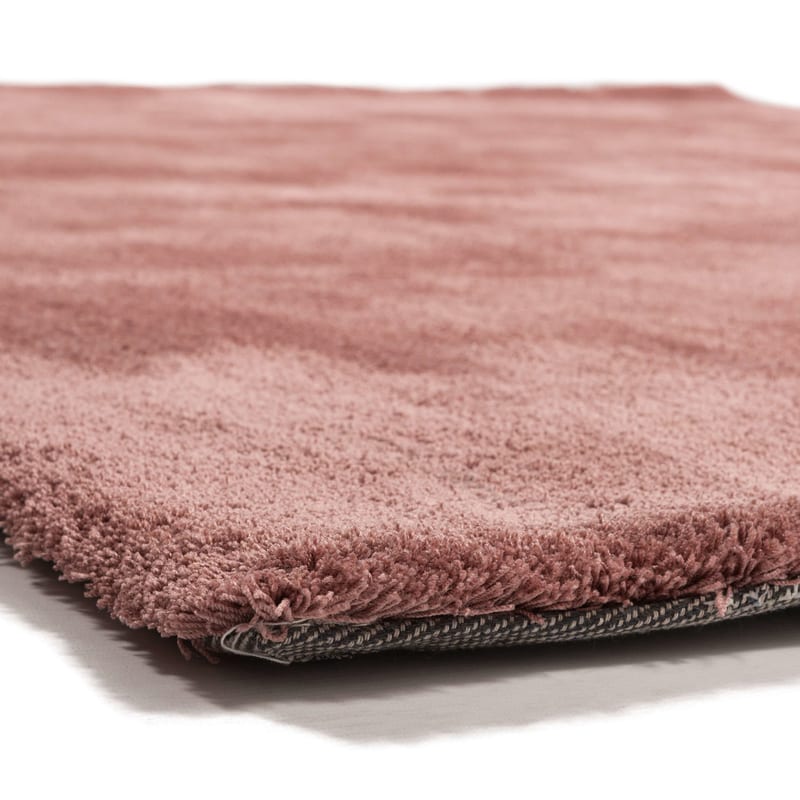 Sandro 44 - Modern hoogpolig vloerkleed in Oudroze