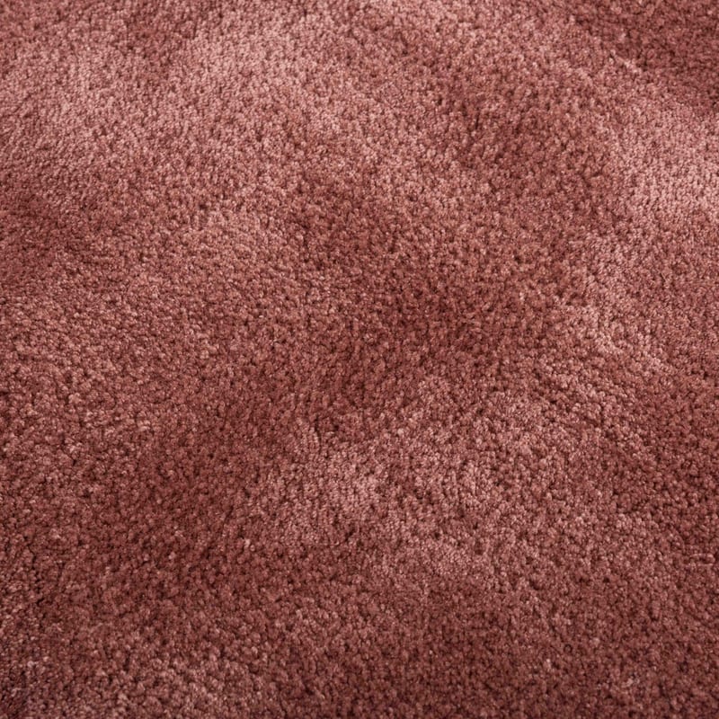 Sandro 44 - Modern hoogpolig vloerkleed in Oudroze