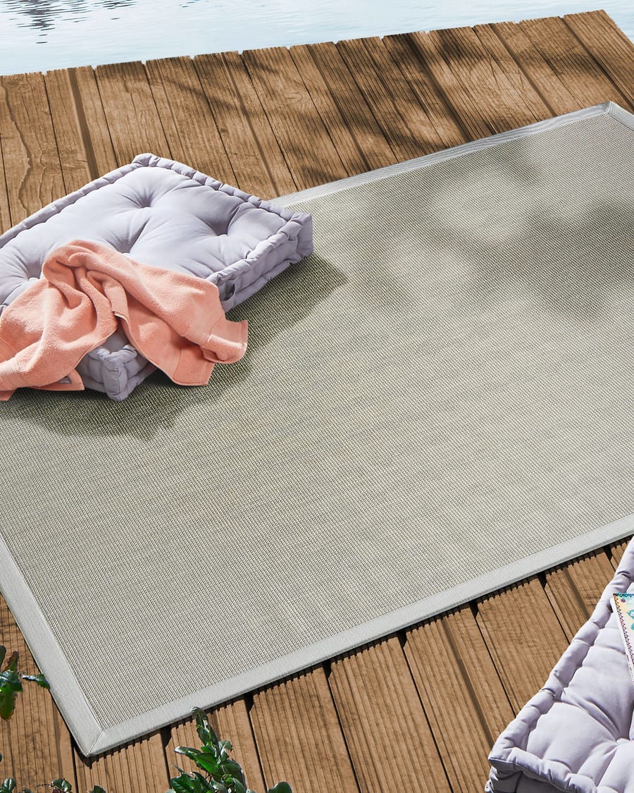 Outdoor vloerkleed Botanique - Zilvergrijs