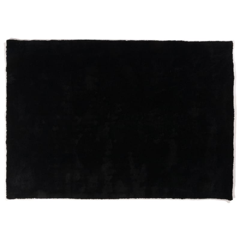 Sandro 25 - Hoogpolig vloerkleed in het Carbon Black