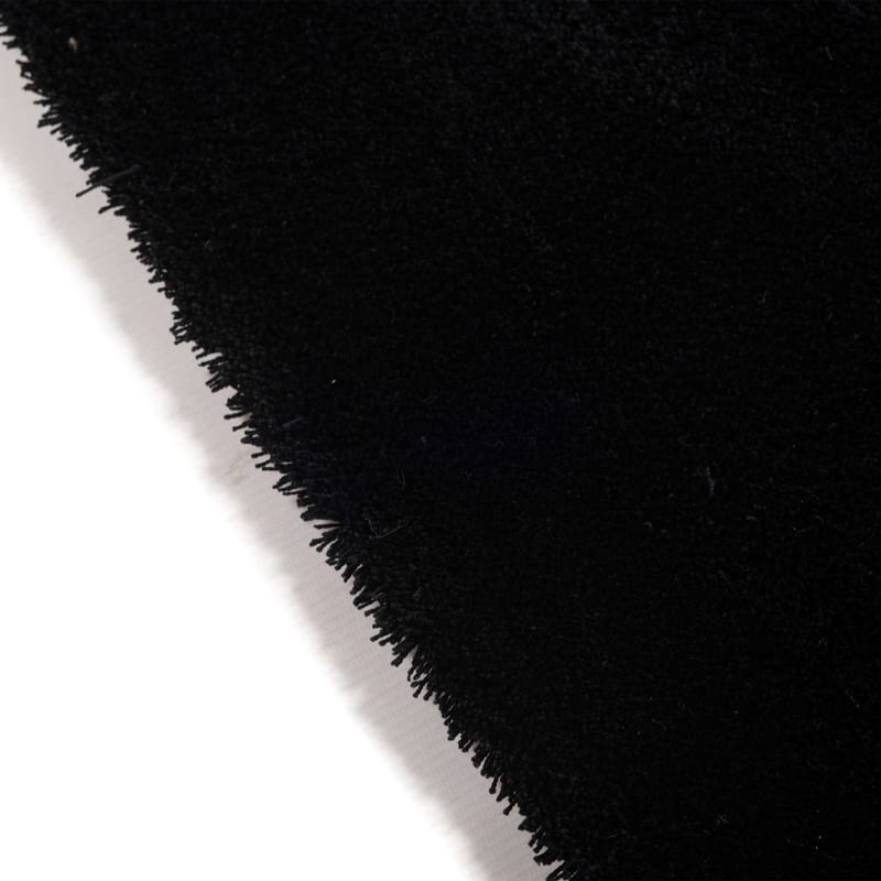 Sandro 25 - Hoogpolig vloerkleed in het Carbon Black
