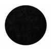 Floorpassion Sandro 25 - Rond hoogpolig vloerkleed Carbon Black Floorpassion Sandro 25 - Rond hoogpolig vloerkleed Carbon Black