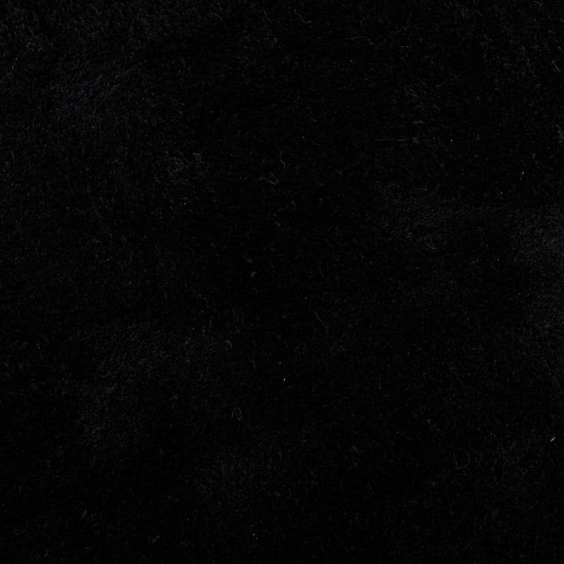 Sandro 25 - Rond hoogpolig vloerkleed Carbon Black