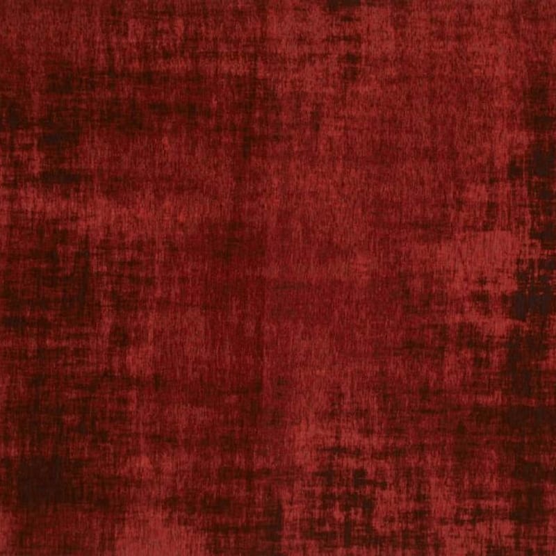 Réal 44 - Rond Vintage Vloerkleed Karmijn Rood