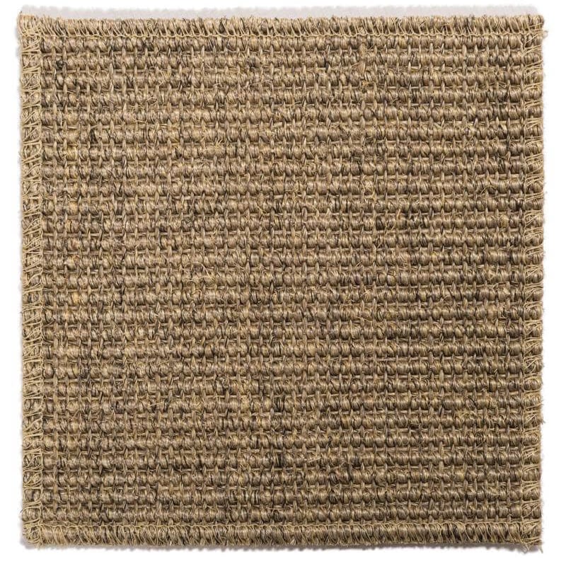 Premium 17 - Prachtig sisal vloerkleed in het Bruin / Grijs, blind afgewerkt