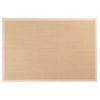 Floorpassion Luisa 13 - Uniek Sisal vloerkleed in Beige met crèmekleurige band Floorpassion Luisa 13 - Uniek Sisal vloerkleed in Beige met crèmekleurige band