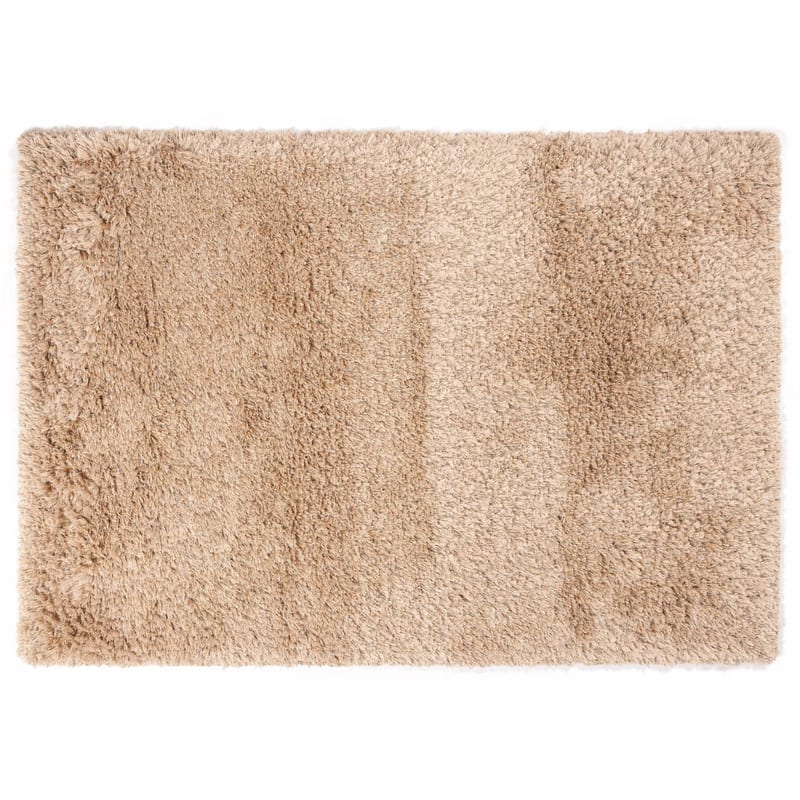Dime 12 - Luxe Hoogpolig vloerkleed in Beige / Zand
