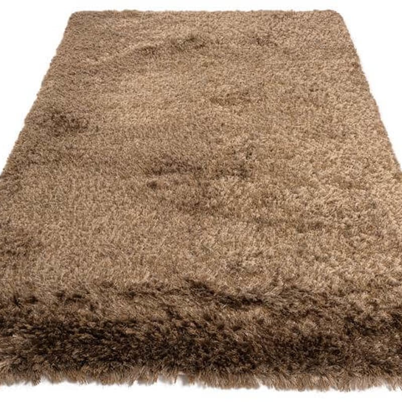 Dime 15- Luxe hoogpolig vloerkleed in Karamel tinten