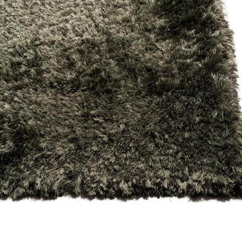 Dime 53- Luxe hoogpolig vloerkleed in Platinum Green