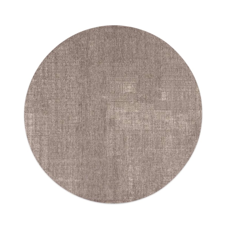 Mace 21 - Rond Vintage vloerkleed in Lichtgrijs