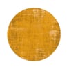 Floorpassion Mace 69 - Rond Vintage vloerkleed in Okergeel Floorpassion Mace 69 - Rond Vintage vloerkleed in Okergeel