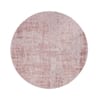 Floorpassion Réal 43 - Rond Vintage Vloerkleed poeder roze Floorpassion Réal 43 - Rond Vintage Vloerkleed poeder roze