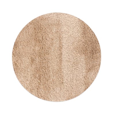 Floorpassion Dime 12- Rond hoogpolig vloerkleed