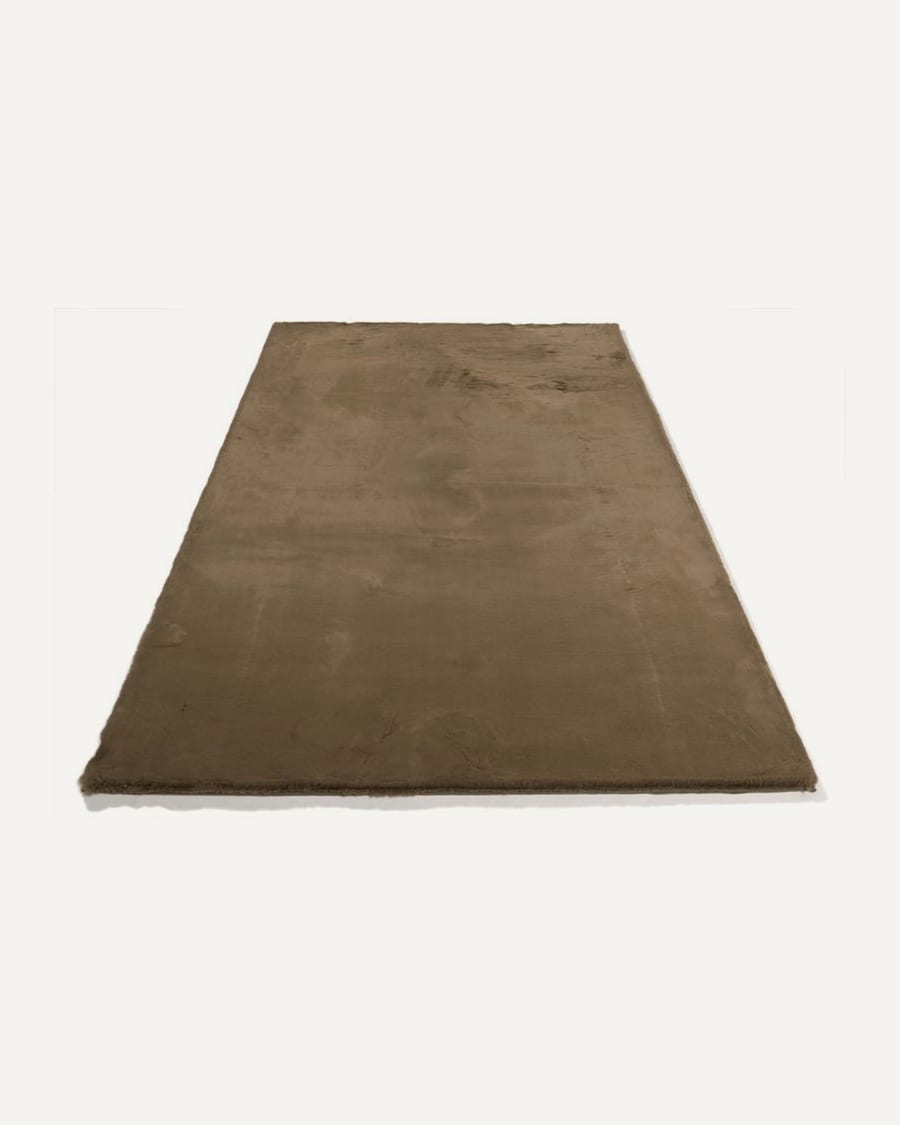 Fay Soft - Zacht hoogpolig vloerkleed in Faded Green 55