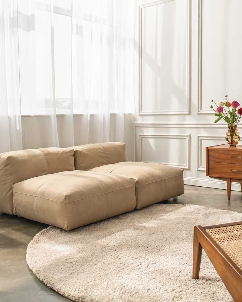 Floorpassion Destino 12 - Rond hoogpolig vloerkleed