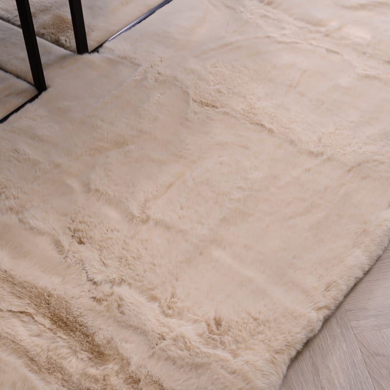 Hampton Soft Cream 12 - Premium zacht hoogpolig vloerkleed