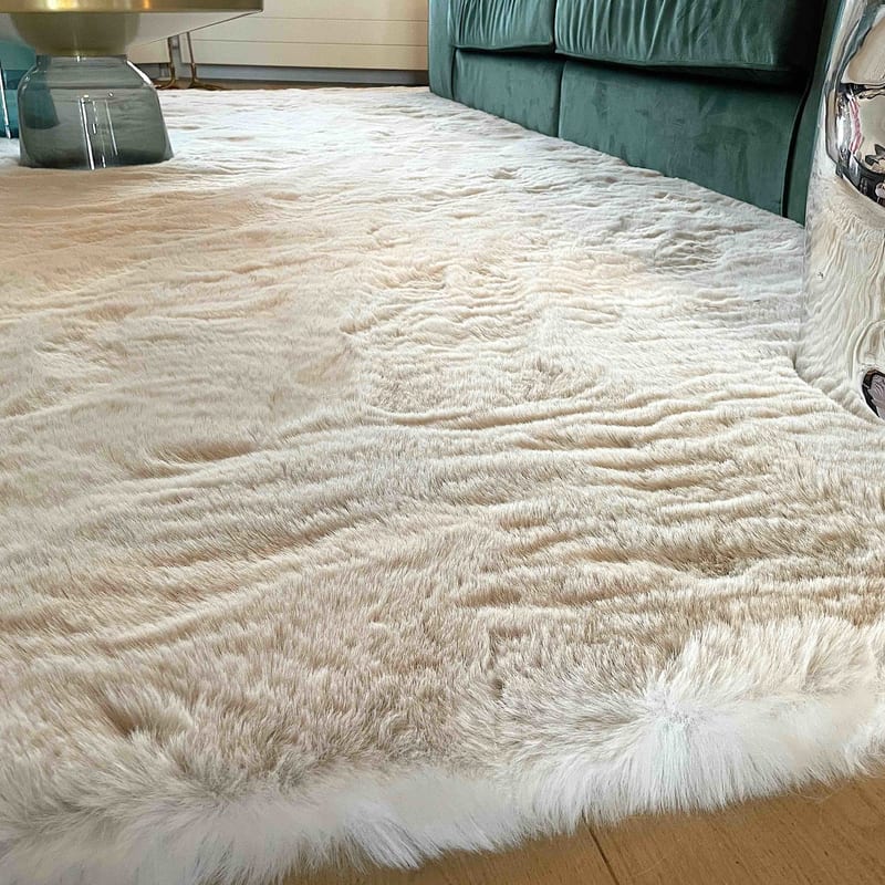 Hampton Ecru 10 - Premium zacht hoogpolig vloerkleed