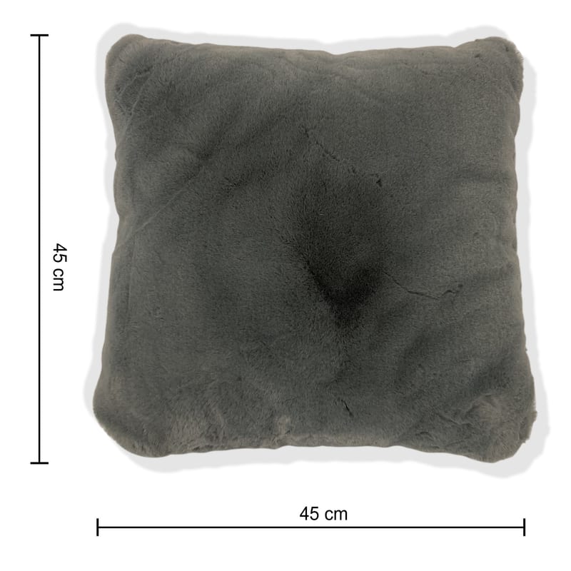 Sierkussen Fay 23 dark grey 45x45 cm