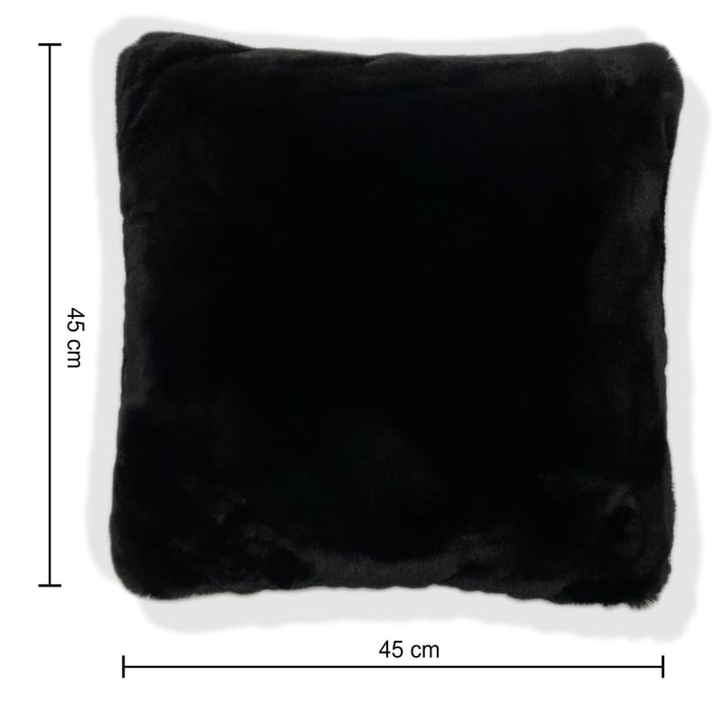 Sierkussen Fay Black 45x45 cm