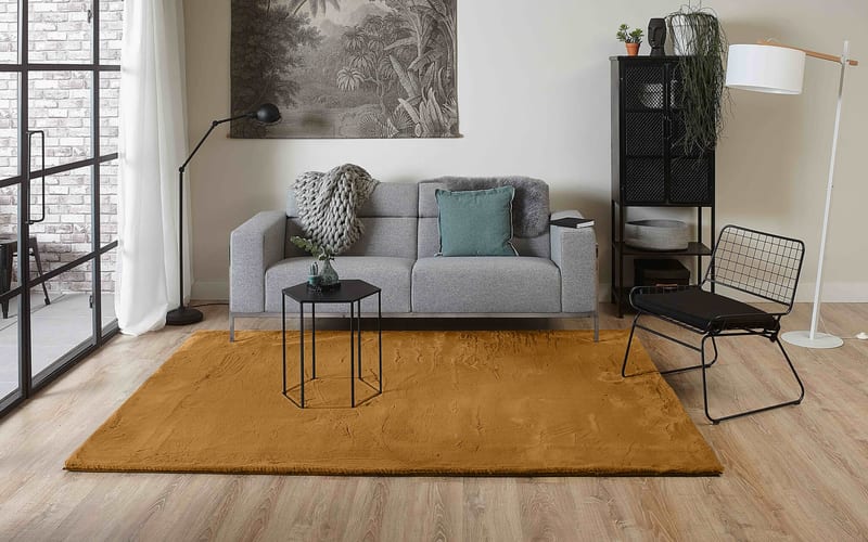 Fay Soft Copper Gold 69 - zacht hoogpolig vloerkleed