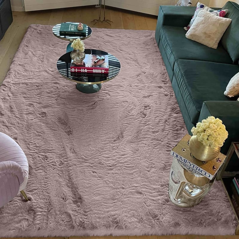 Hampton Mauve Grey 13 - Premium zacht hoogpolig vloerkleed