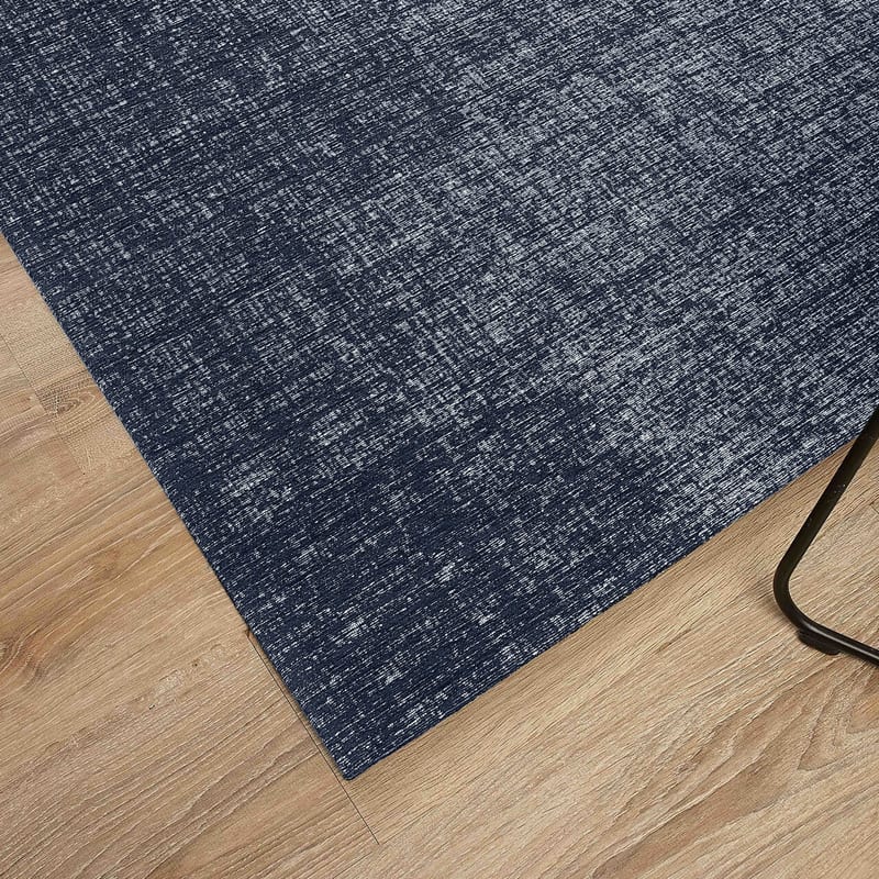 Mace 37 - Vintage vloerkleed in Donkerblauwe kleurstelling
