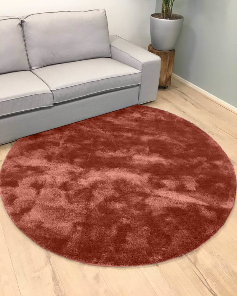 Floorpassion Sandro 63 - Rond hoogpolig vloerkleed