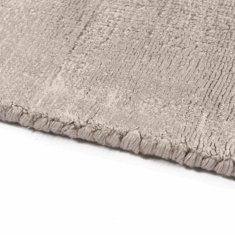 Crushed Velvet 15 - Rond vloerkleed viscose in Mountain Dew