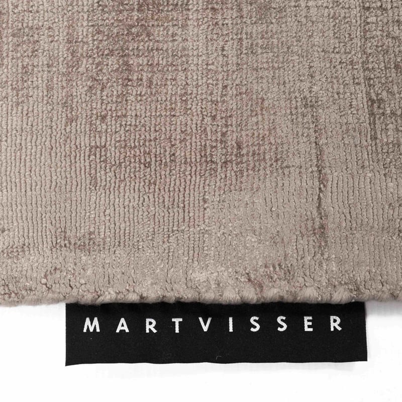 Crushed Velvet 15 - Rond vloerkleed viscose in Mountain Dew