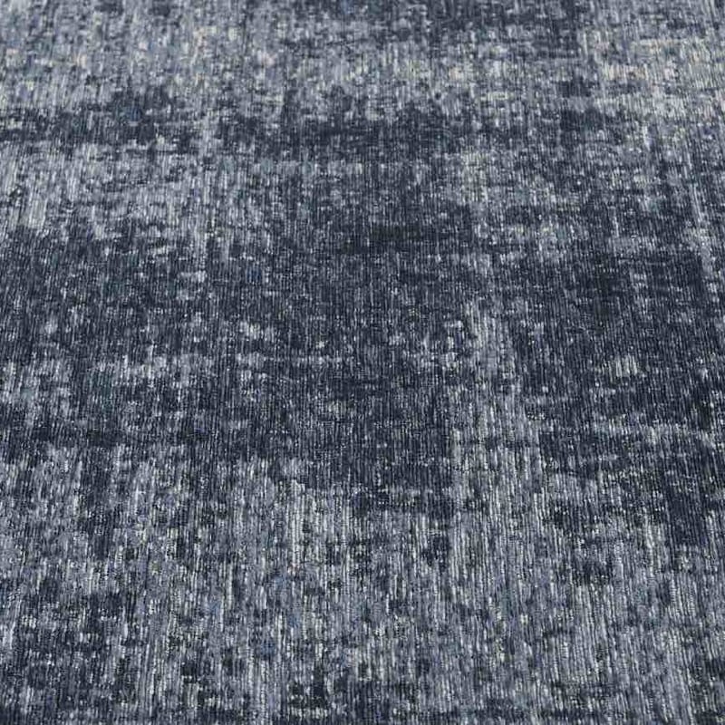 Réal 35 - Prachtig vintage vloerkleed met unieke Donkerblauwe garen