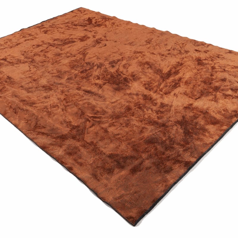 Velours vintage vloerkleed - Royce 63 -Terra Orange
