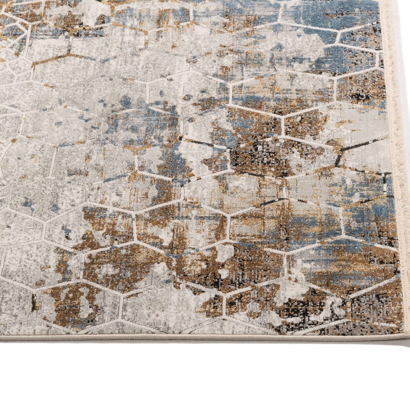 Safi 13 - Exclusief vintage tapijt in beige en bruin mix