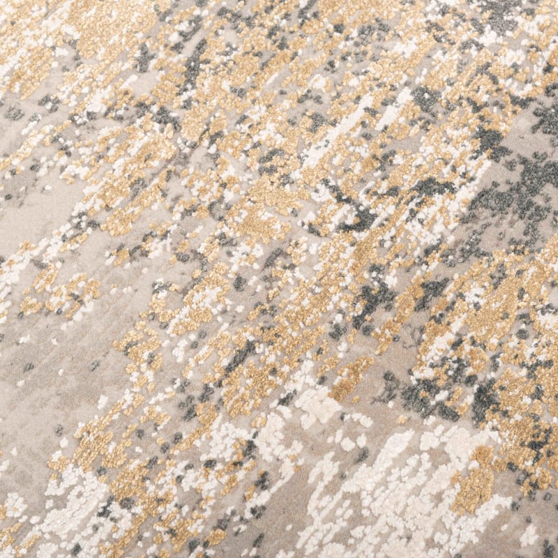 Safi 69 - Exclusief vintage tapijt in grijs/beige mix