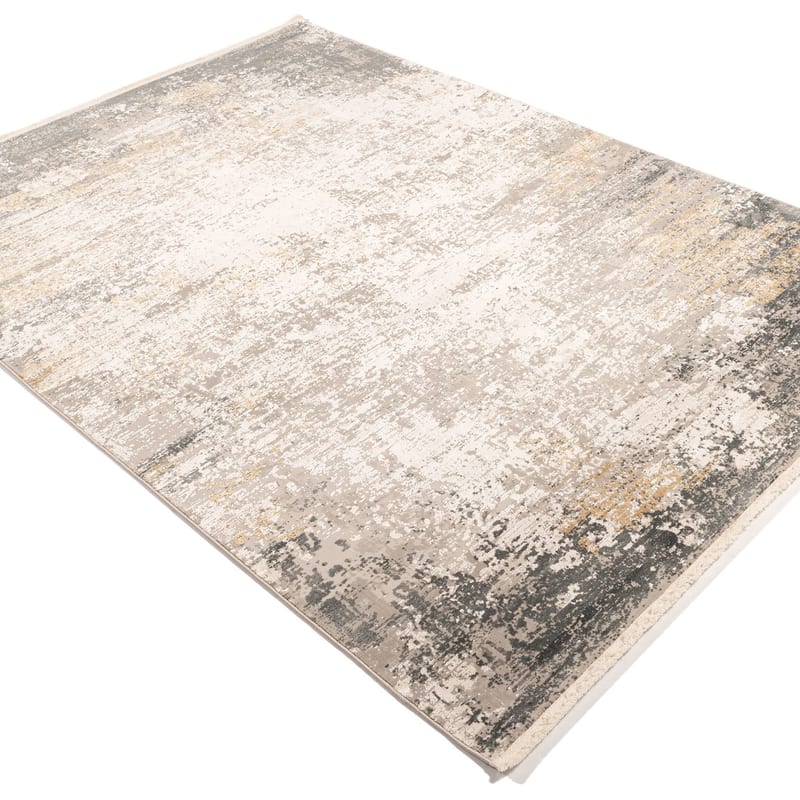 Safi 69 - Exclusief vintage tapijt in grijs/beige mix