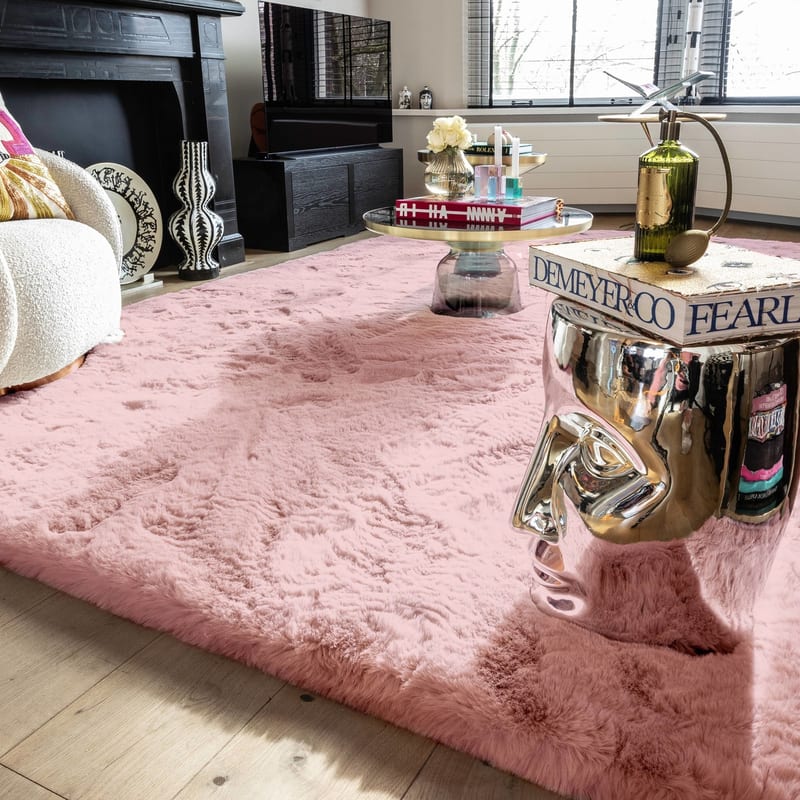 Hampton Soft Berry Pink 44 - Premium zacht hoogpolig vloerkleed  