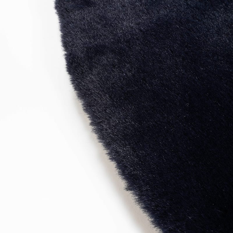 Fay Soft Dark Blue 36 - Rond vloerkleed zacht