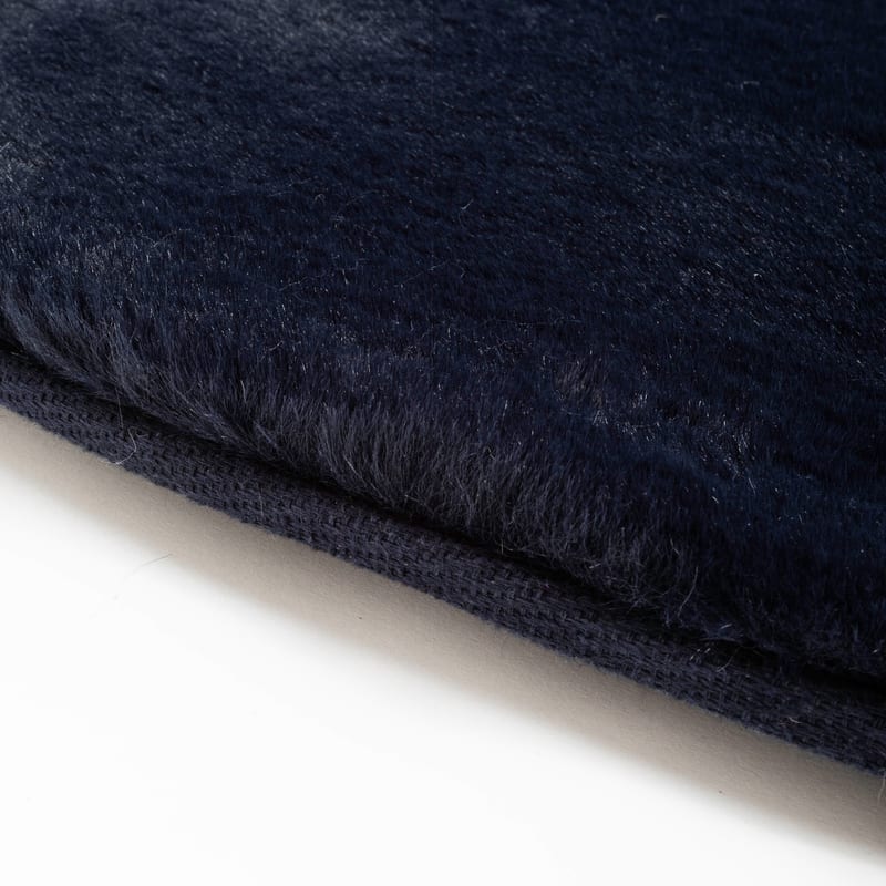 Fay Soft Dark Blue 36 - Rond vloerkleed zacht