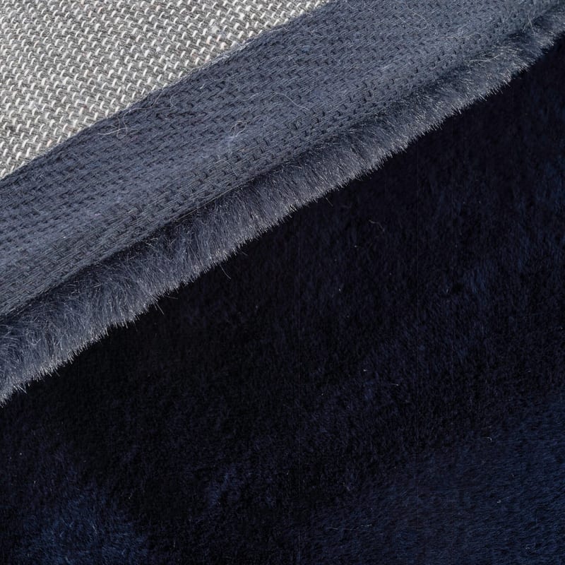 Fay Soft Dark Blue 36 - Rond vloerkleed zacht
