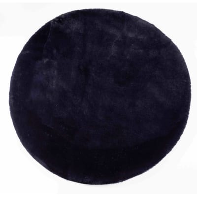 Fred van Leer Fay Soft Dark Blue 36 - Rond vloerkleed zacht  
