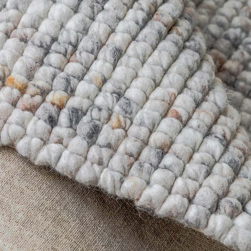 Beach Life 16 - Frans Molenaar vloerkleed van 100% wollen garen in Beige-mix kleursamenstelling