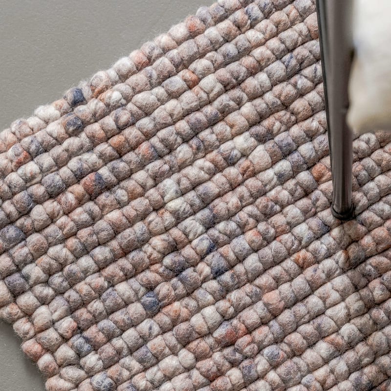 Beach Life 93 - Wollen vloerkleed in Beige/Grijze kleurstelling